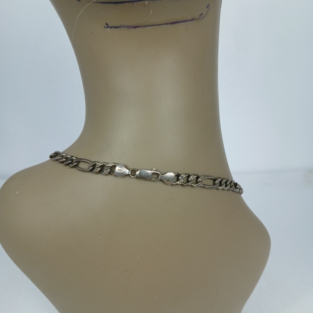 Vintage Italy GM Link Chain Necklace 925 Sterling Silver 34g - Picture 4 of 8